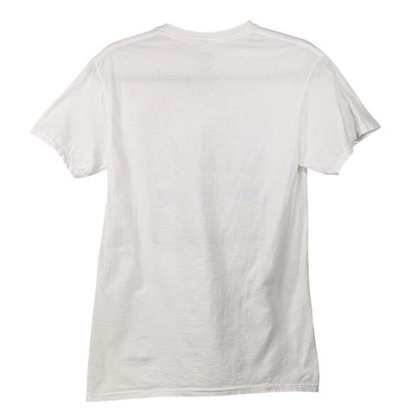 DOM Mens S White Tee Shirt Believe In Yourself Sasquatch Bigfoot Graphic - Picture 5 of 5